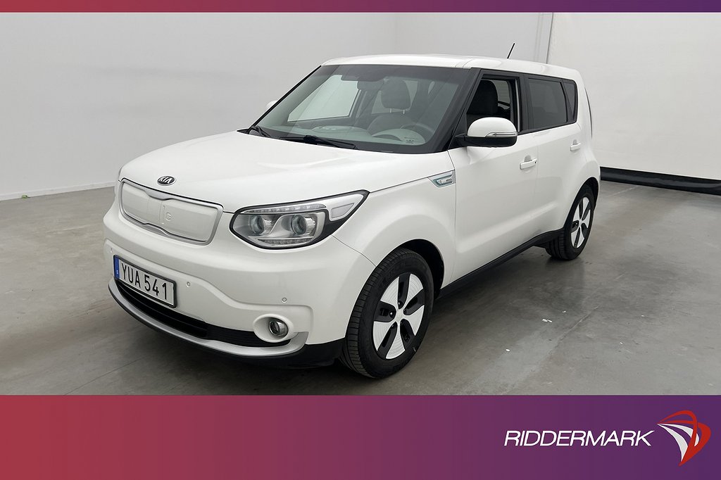 Kia Soul EV 30 kWh 110hk Kamera Navi CarPlay Rattvärme