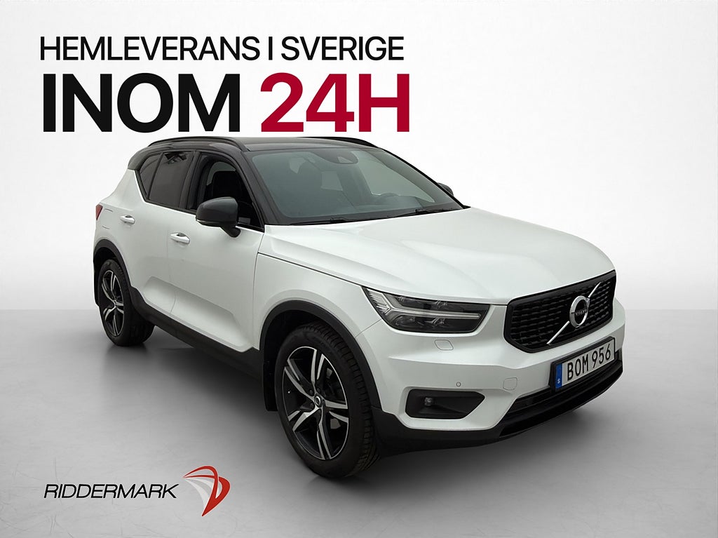 Volvo XC40 T3 R-Design VOC Värmare H/K Kamera CarPlay Drag