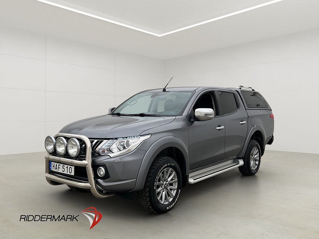 Mitsubishi L200 181hk 4WD Värmare Drag B-Kamera Kåpa Skinn