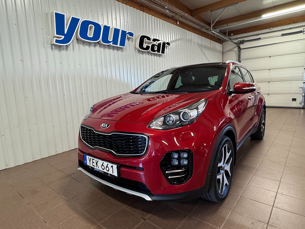 Kia Sportage 2.0 CRDi AWD GT-Line Euro 6 Drag Värmare Panorama Xenon