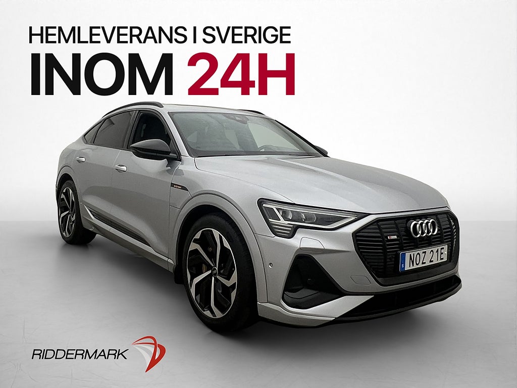Audi E-Tron SB 55 Quattro 408hk MOMS S-line Drag 360° Pano