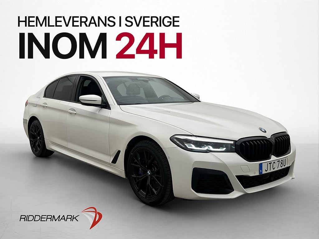 BMW 530e Sedan 292hk xDrive Kamera Cockpit Drag H/K Skinn