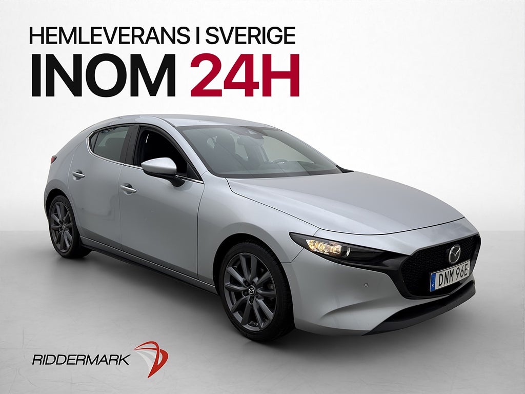 Mazda 3 M Hybrid 2.0 150hk Kamera HUD Sensorer Adaptiv