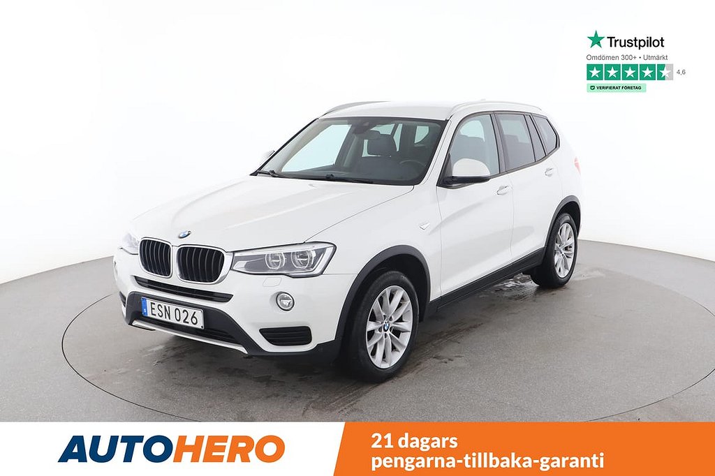 BMW X3 xDrive20d PDC, 190HK