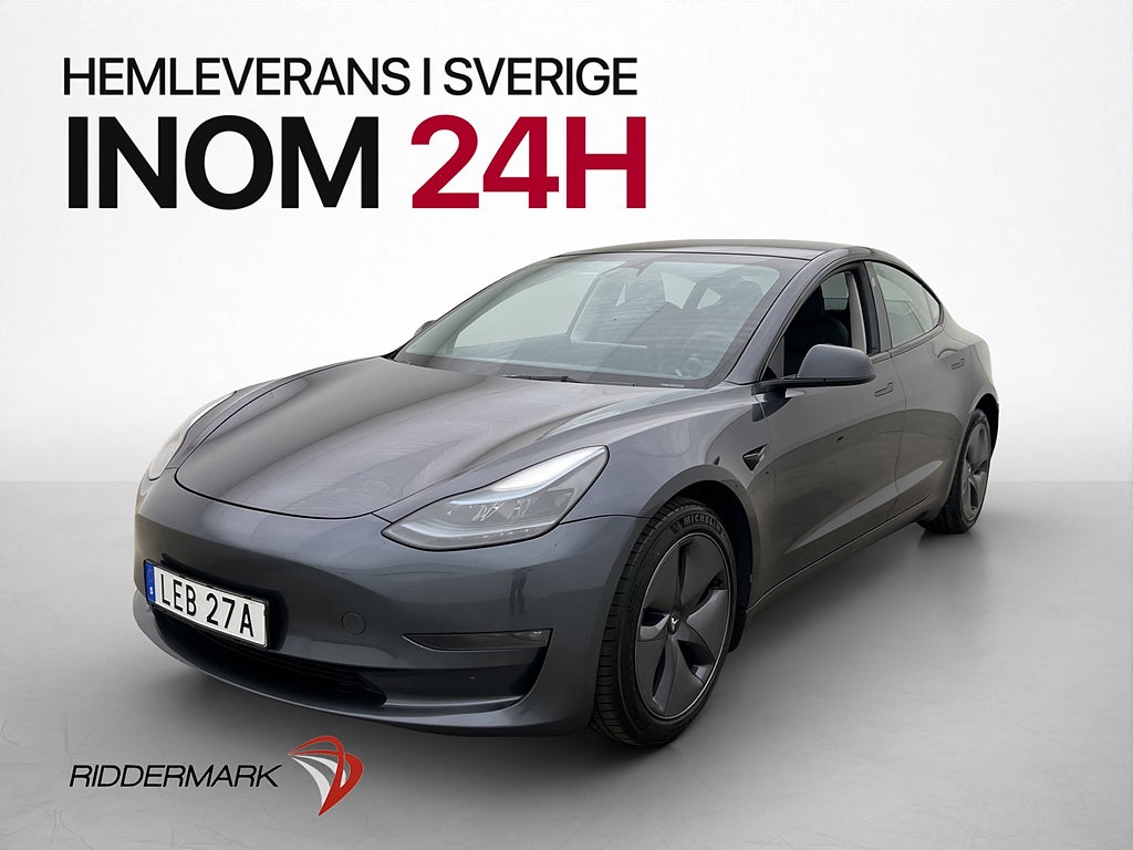 Tesla Model 3 Long Range AWD Dragkrok Autopilot Värmepump
