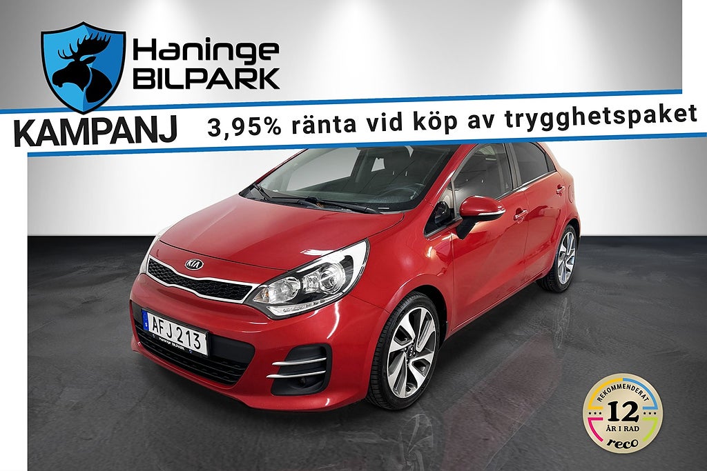 Kia Rio 5-DR 1.2 GLS SUPERDEAL 3.95% NAVI / PDC / BT / RATTVÄRME 