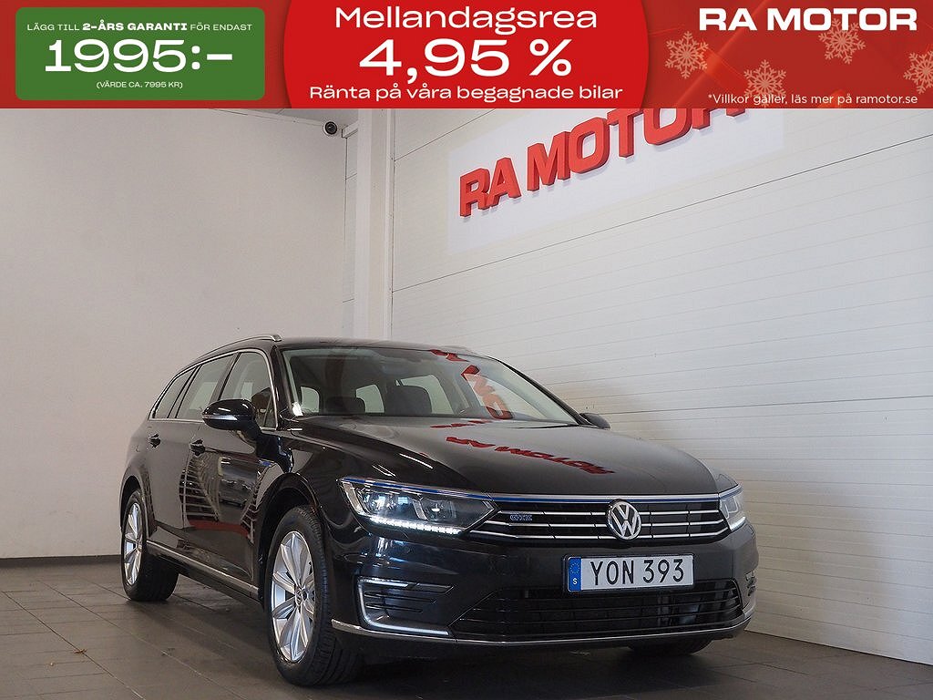 Volkswagen Passat SC GTE 218hk Plug in hybrid |Drag|Värmare|