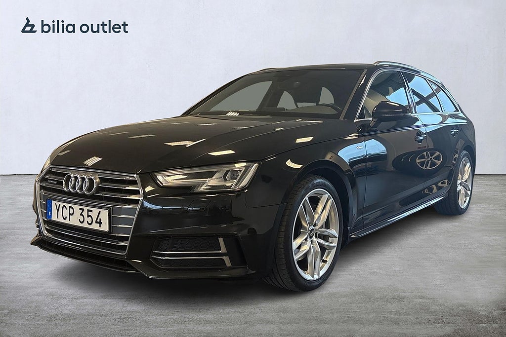Audi A4 Avant Quattro S Line 190hk / Dragkrok Navi Ny servad