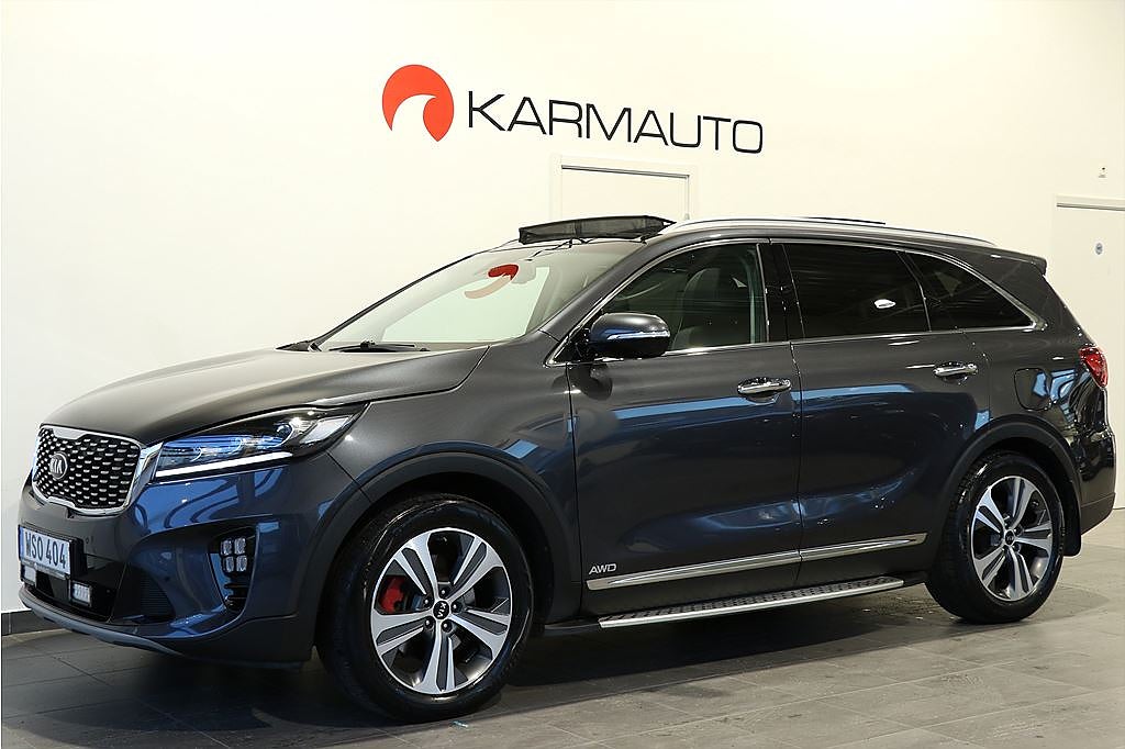 Kia Sorento 2,2 CRDi AWD 200Hk GT-Line Pano Drag Värmare 7 sits LED-Ramp