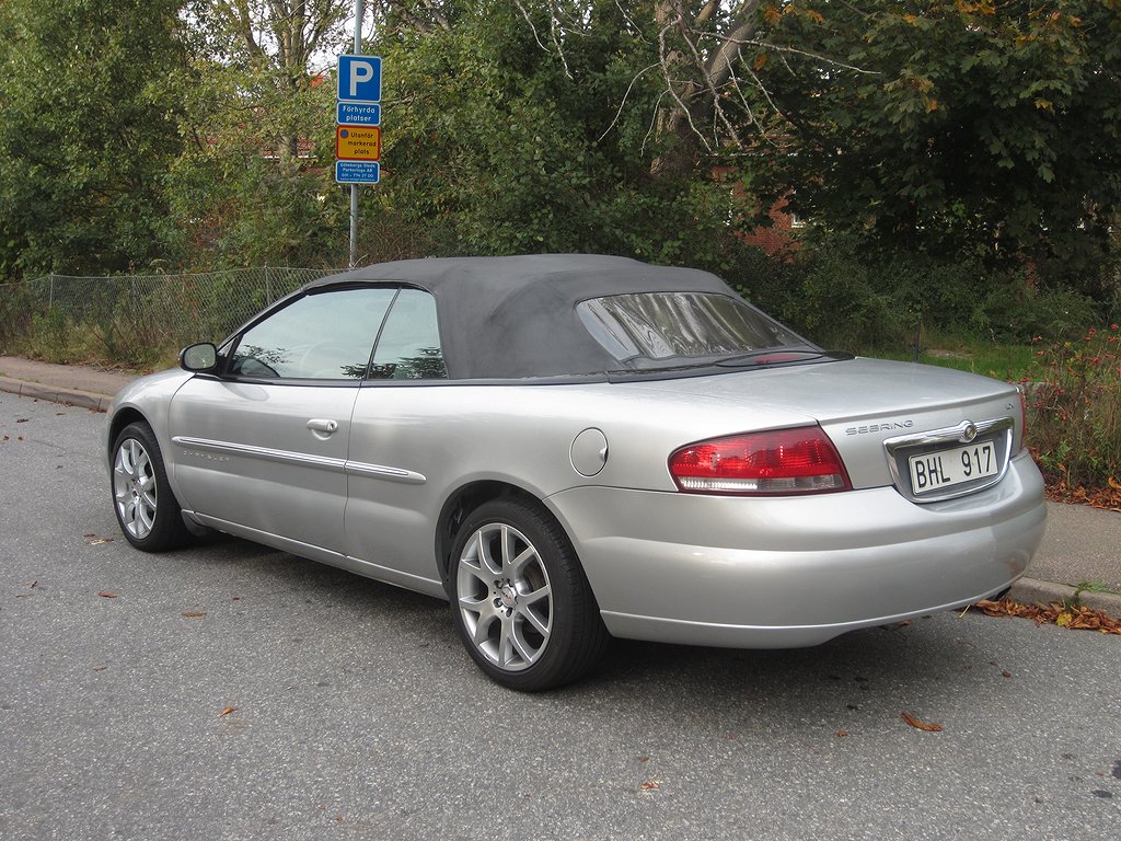 Chrysler Sebring Cabriolet 2.7 V6 Automatisk, 203hk, 2001