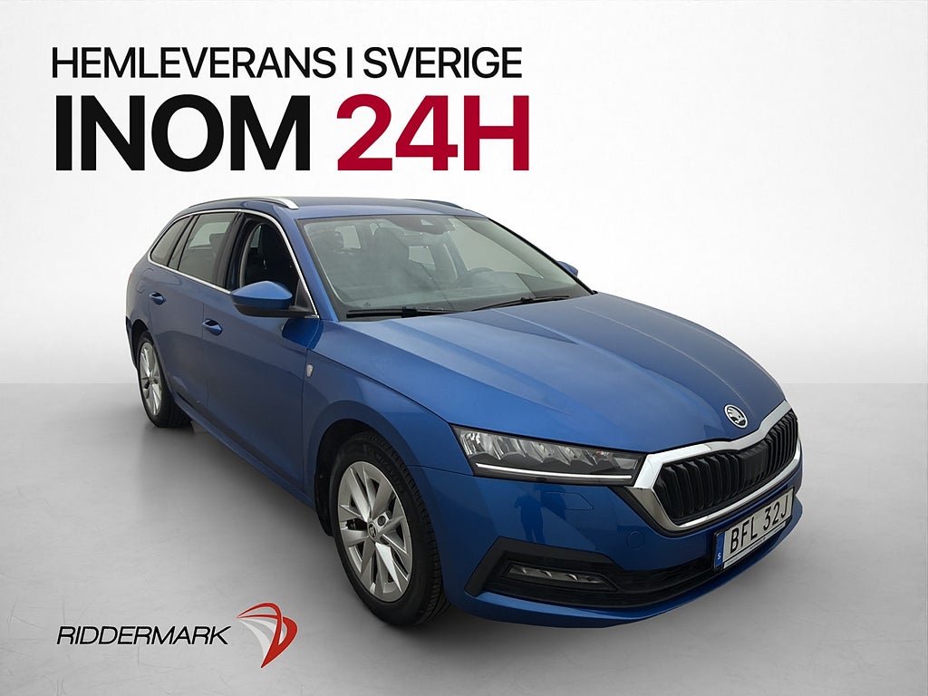 Skoda Octavia 1.0 TSI 110hk Cockpit Kamera Rattvärme CarPlay