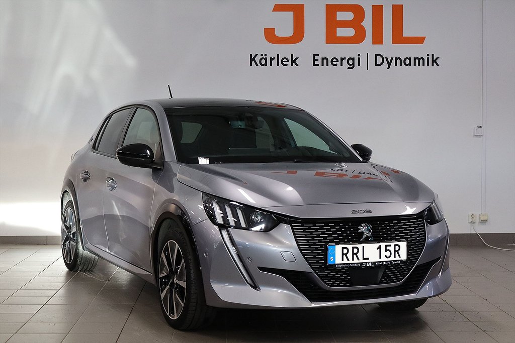 Peugeot E-208 GT 50,0 kWh 136hk Aut - 360-KAMERA, CARPLAY