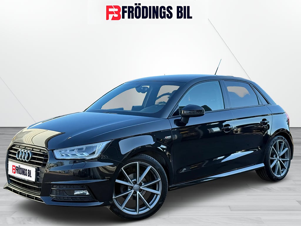 Audi A1 Sportback 1.0 TFSI 95hk S Tronic S-Line Euro 6/Låga Mil