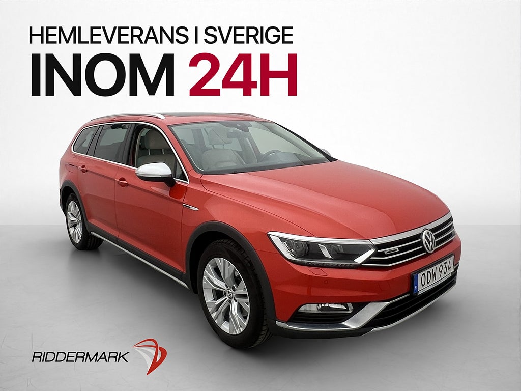 Volkswagen Passat Alltrack 2.0 TDI 4M Pano D-Värm Drag B-Kam