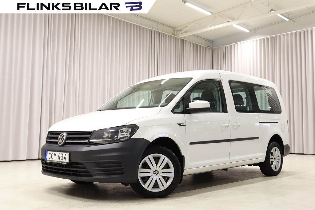 Volkswagen Caddy Maxi Life DSG 102HK 5-Sits Drag M/K-Värmare