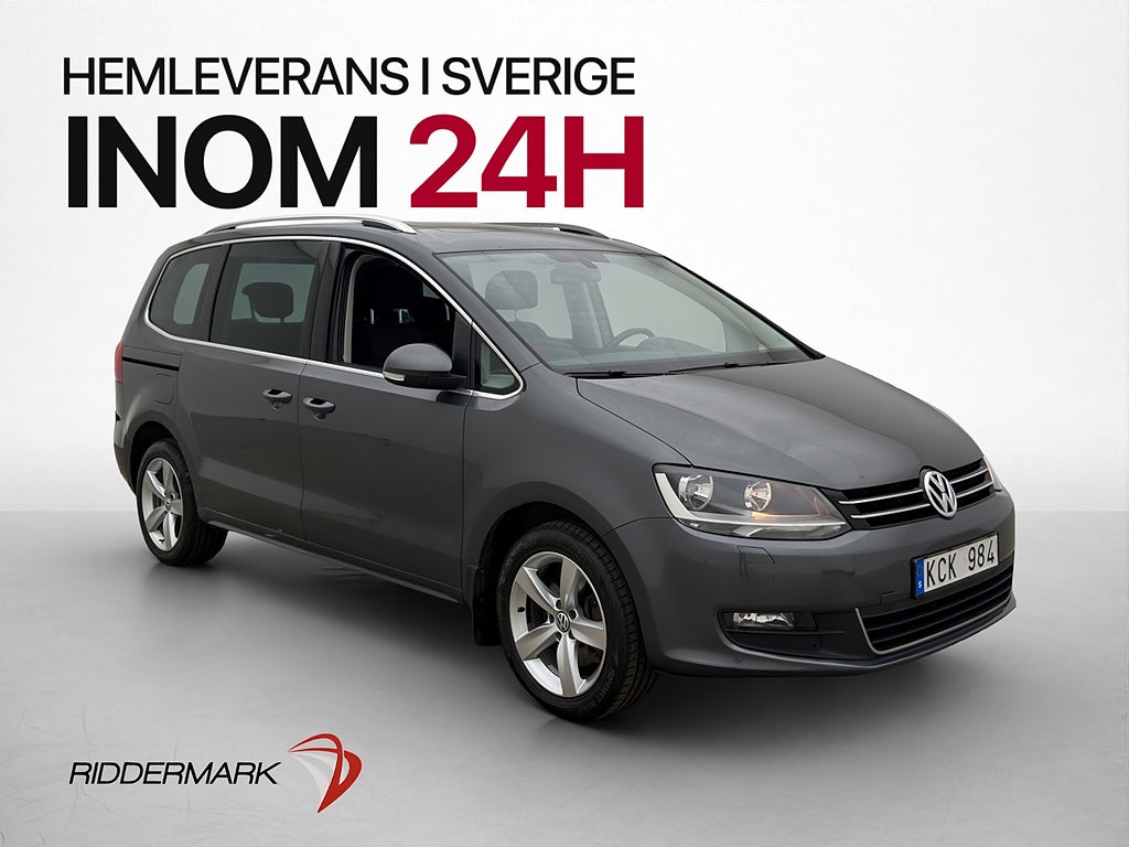 Volkswagen Sharan TDI 140hk Masters 7-Sits El-Dörrar Pano