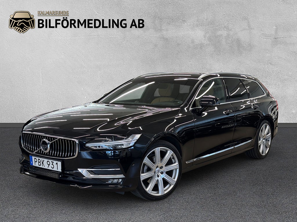 Volvo V90 D5 AWD Inscription Drag D-Värm B&W 360 Pano Skinn 235hk