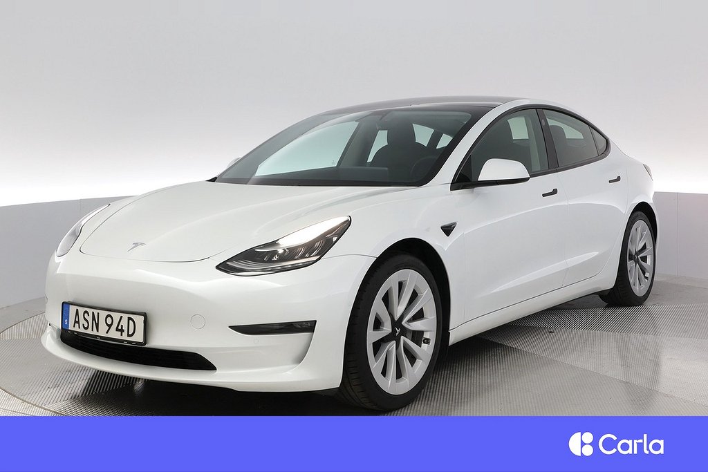 Tesla Model 3 Long Range AWD Refresh AP 19" Pano V-Hjul