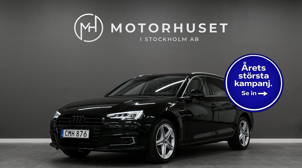 Audi A4 Avant 2.0 TDI Quattro  190hk Cockpit Euro6 Värme Drag