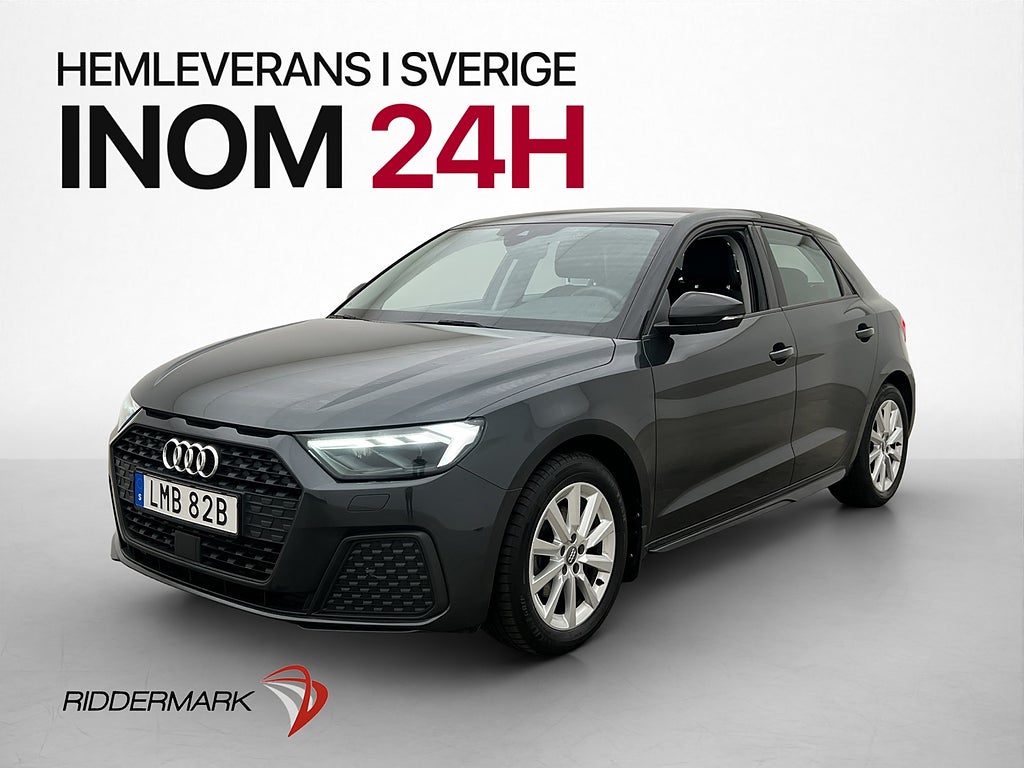 Audi A1 Sportback 30 TFSI Apple CarPlay Nyservad 0.49l/mil