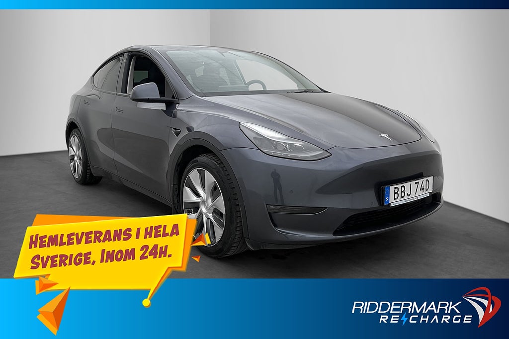 Tesla Model Y Long Range AWD Autopilot Kamera Svensksåld