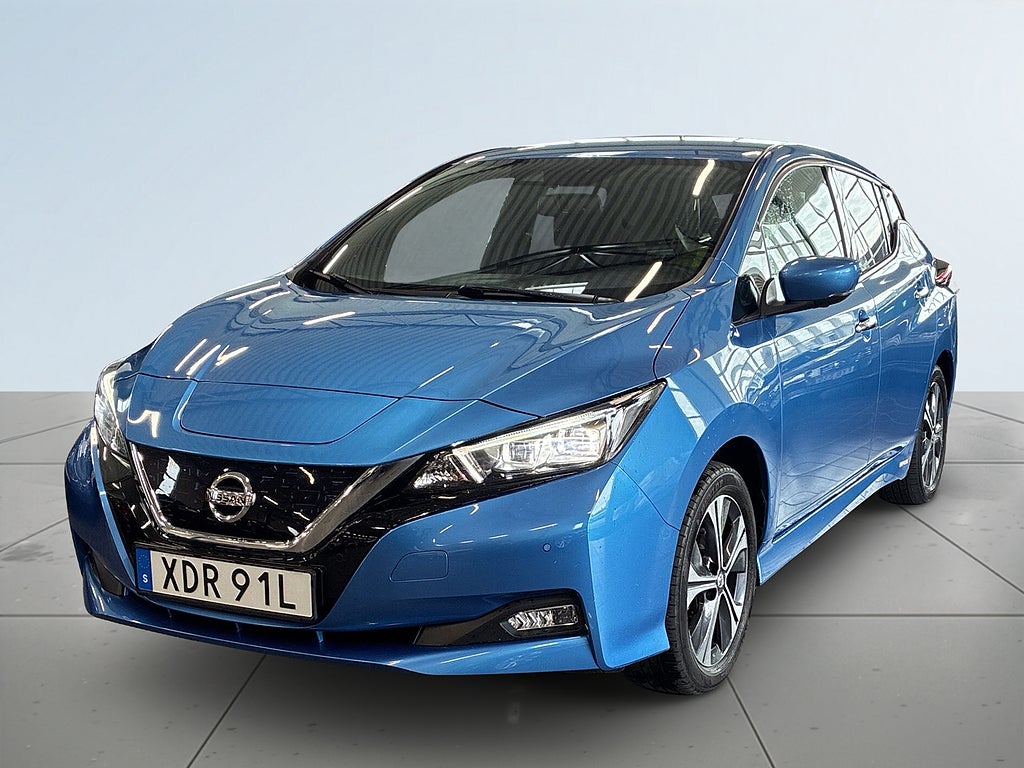 Nissan Leaf e+ S&V-Hjul/360 Kamera/Carplay/Navi/Adfarthållare/MOMS