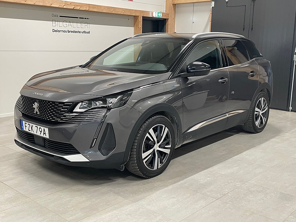 Peugeot 3008 GT Plug-in Hybrid 4WD 300hk Läder/Massage/Dragkrok