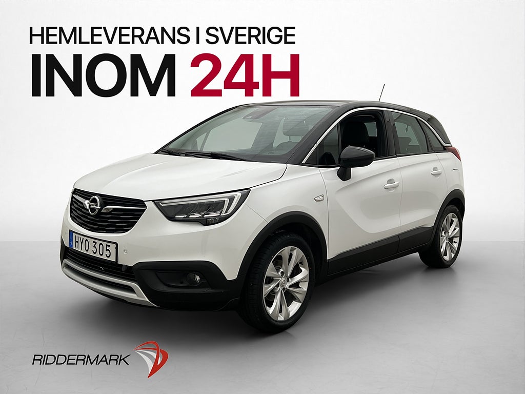 Opel Crossland X 1.2 81hk Dynamic Kamera Halvskinn Rattvärme