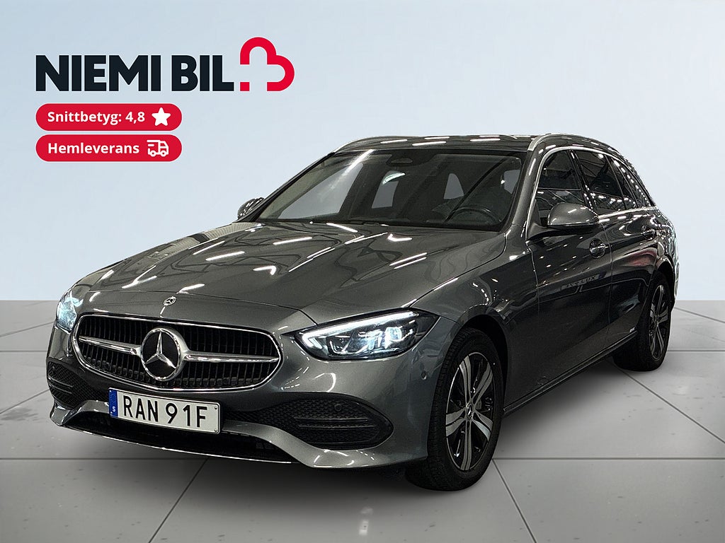 Mercedes-Benz C 300 T e 9G-Tronic Avantgarde S&V-Hjul/Drag/Pvärm/MOMS
