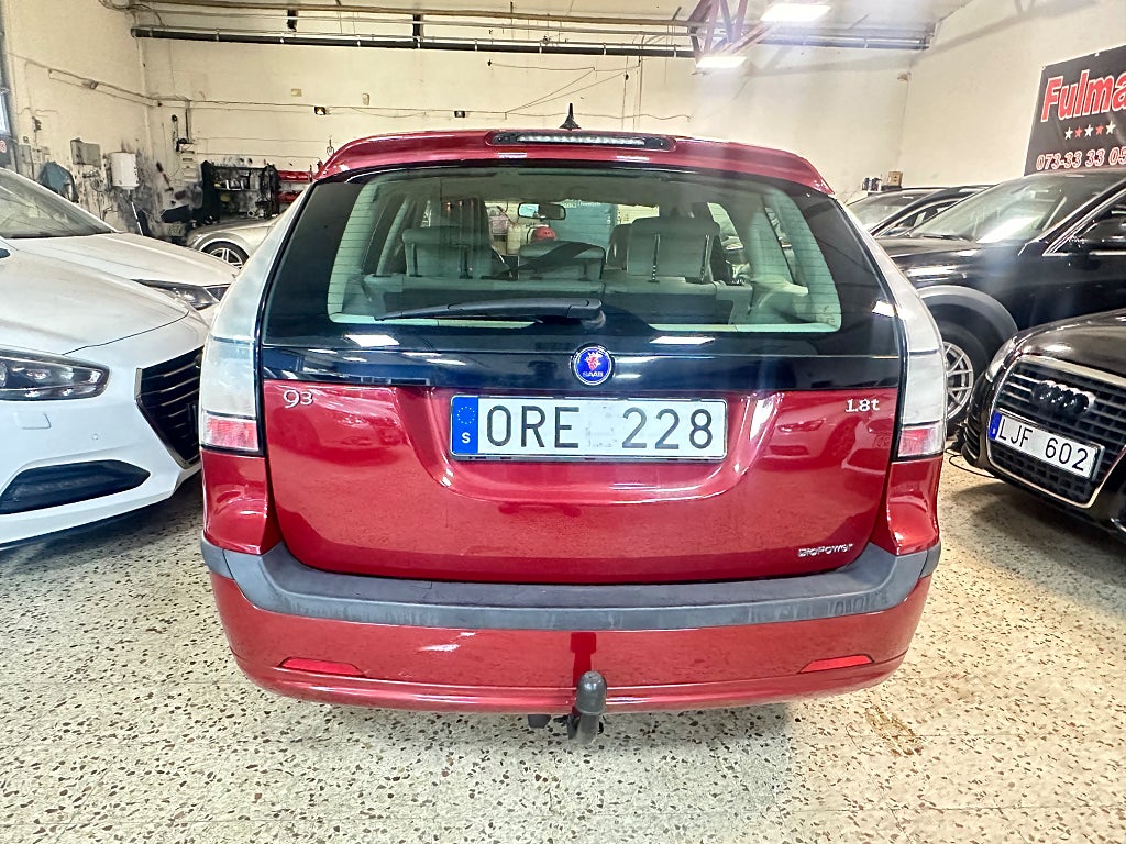 SAAB 9-3 SPORTCOMBI 1.8T 150CH - BIOPOWER ETHANOL - ENTRETIEN A JOUR - BVA - ATTELAGE - 129.130 KMS