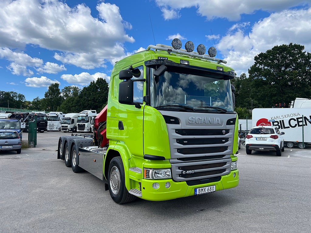 Scania G450 8x4*4 Tridem Kranväxlare