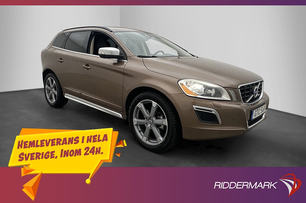 Volvo XC60 D5 AWD R-Design Värmare Pano Kamera Drag Skinn