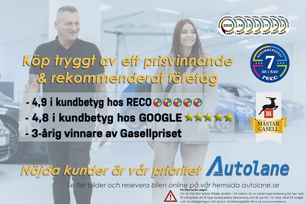 Volvo V40 D3 Inscription, Summum Panorama, Drag, BLIS, Navi 150hk