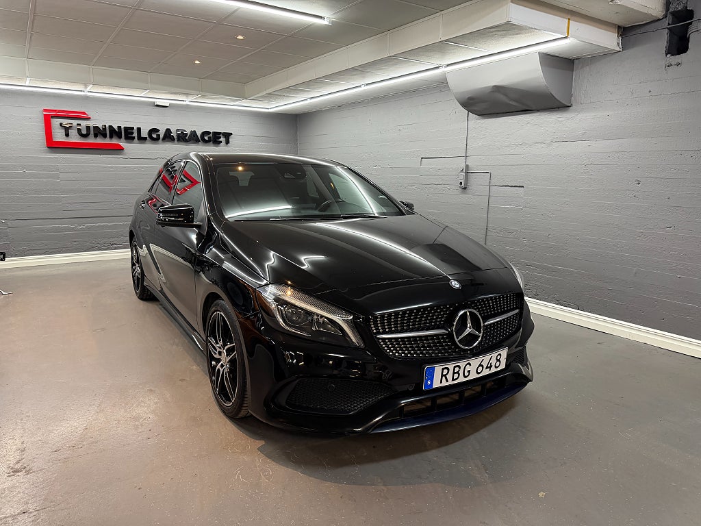 Mercedes-Benz A 180 AMG 122hk Night LED Lågmilare