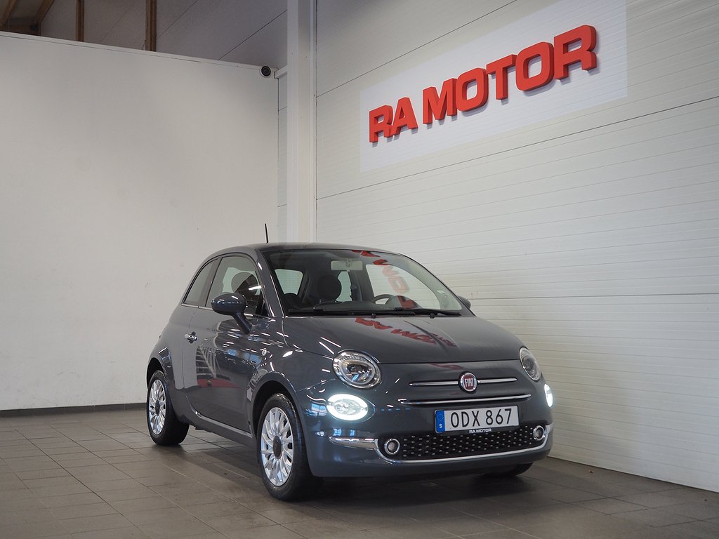 Fiat 500 1.2 8V 69hk Lounge | Panorama |