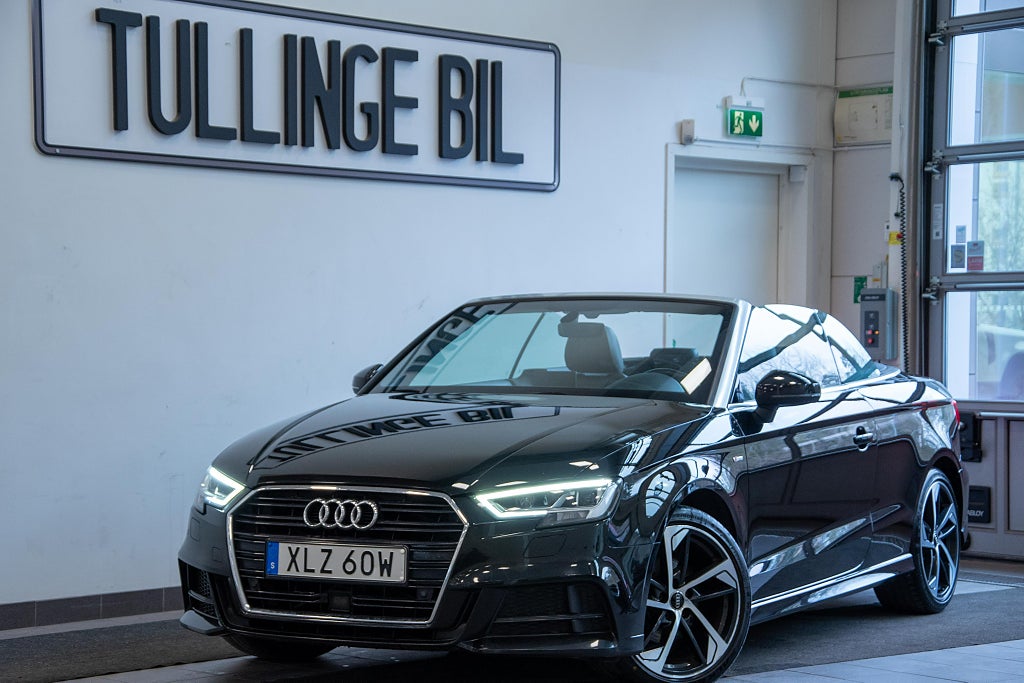 Audi A3 Cab 35 TFSI 150HK S Line Backkamera Adaptiv 18" MOMS