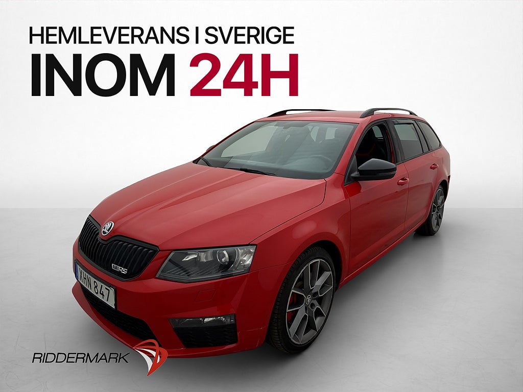 Skoda Octavia 2.0 TDI 184hk RS Värmare Drag Sensorer