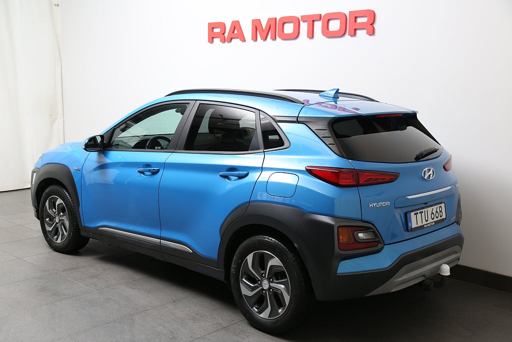 Hyundai Kona Hybrid 1,6 GDI 141hk Premium Aut 1ägare Motorv Drag 2020