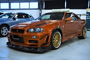 Nissan Skyline GT-T har en mängd med modifieringar. 