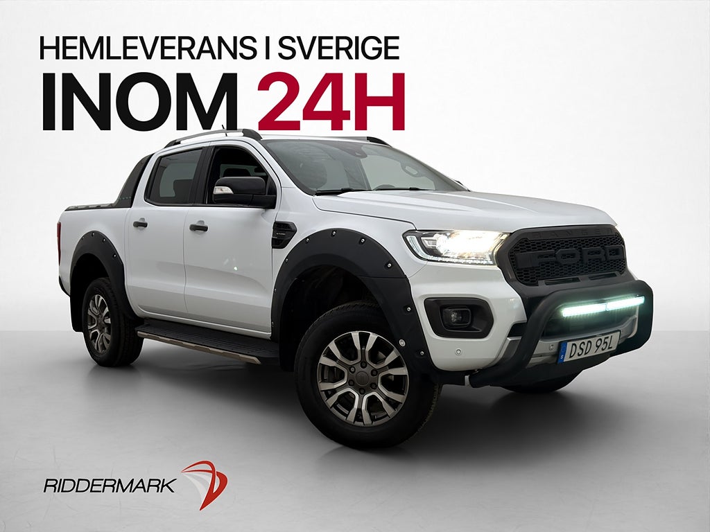 Ford ranger Wildtrak 213hk 4x4 Ny-Kamrem Värm Drag Diff Moms