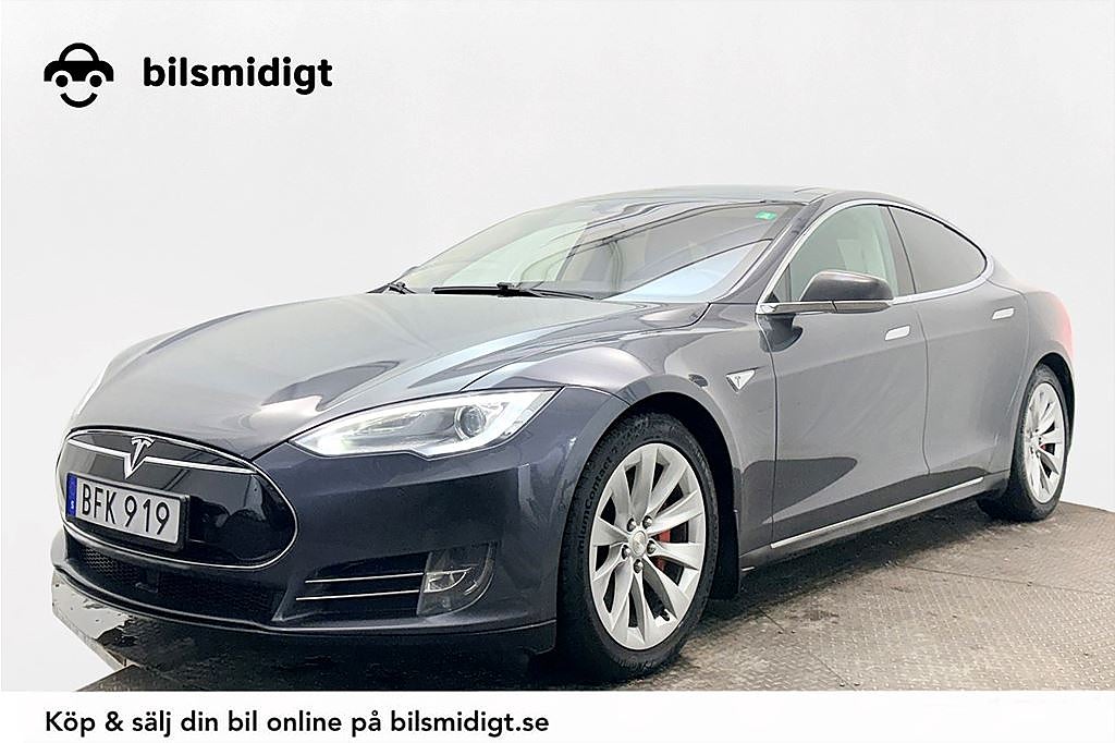 Tesla Model S 85D AWD Fri SuC Pano Läder CCS-uppgr Köldpkt AP 423hk