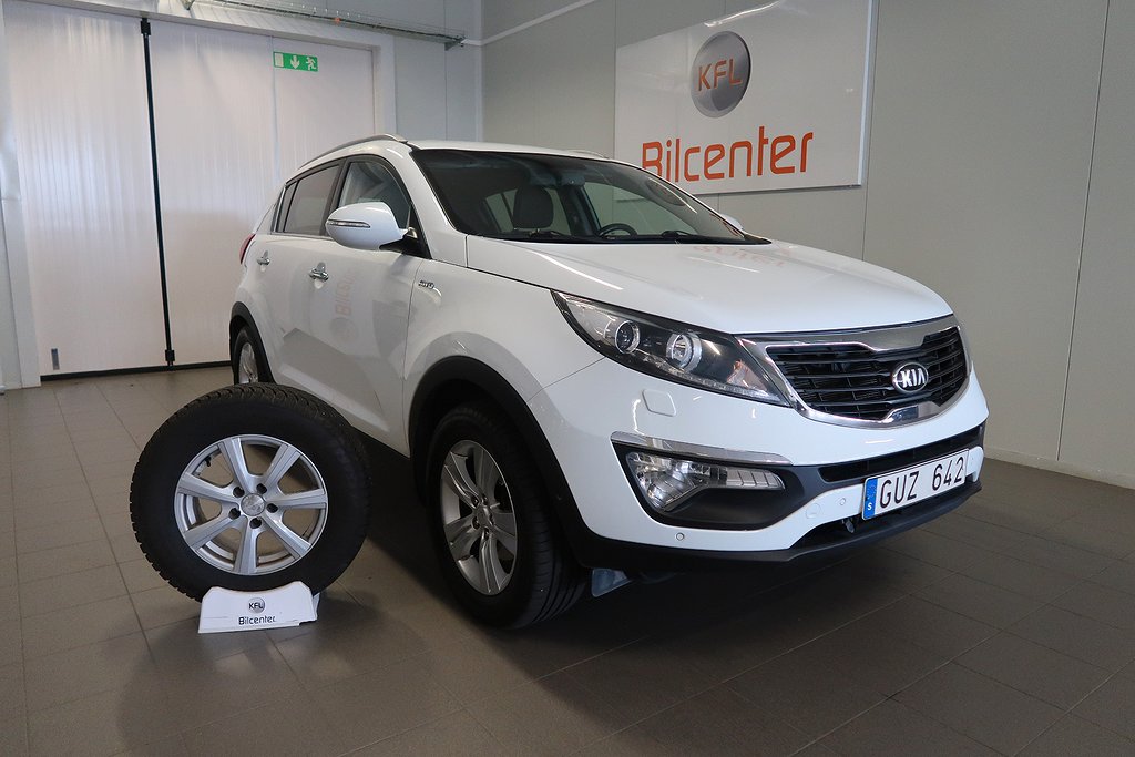 Kia Sportage 2.0 CRDi AWD Drag-Backkamera-Skinn-Motorvärmare 