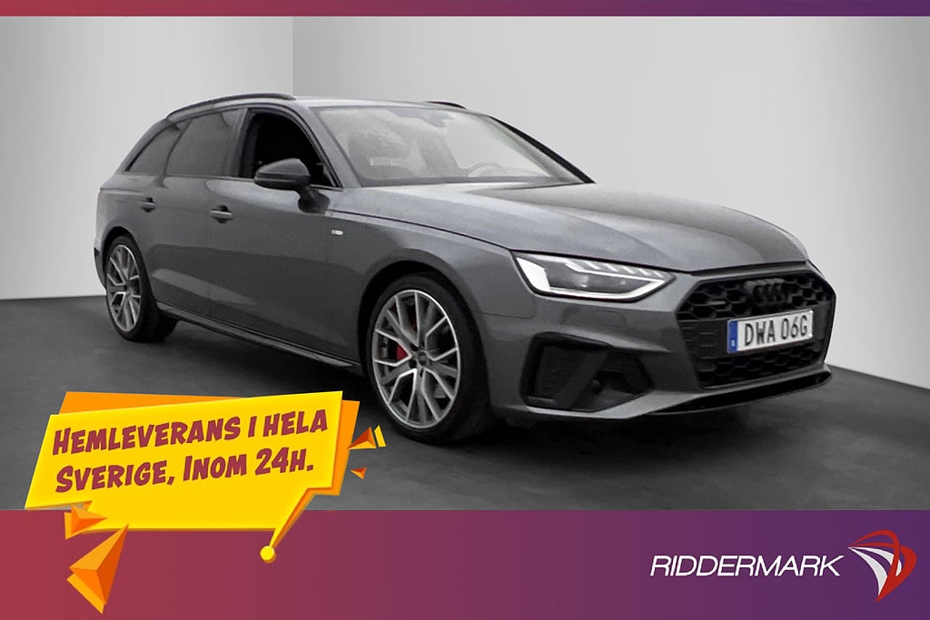 Audi A4 Avant 40 TDI Q S-Line Competition Cockpit Värm Drag