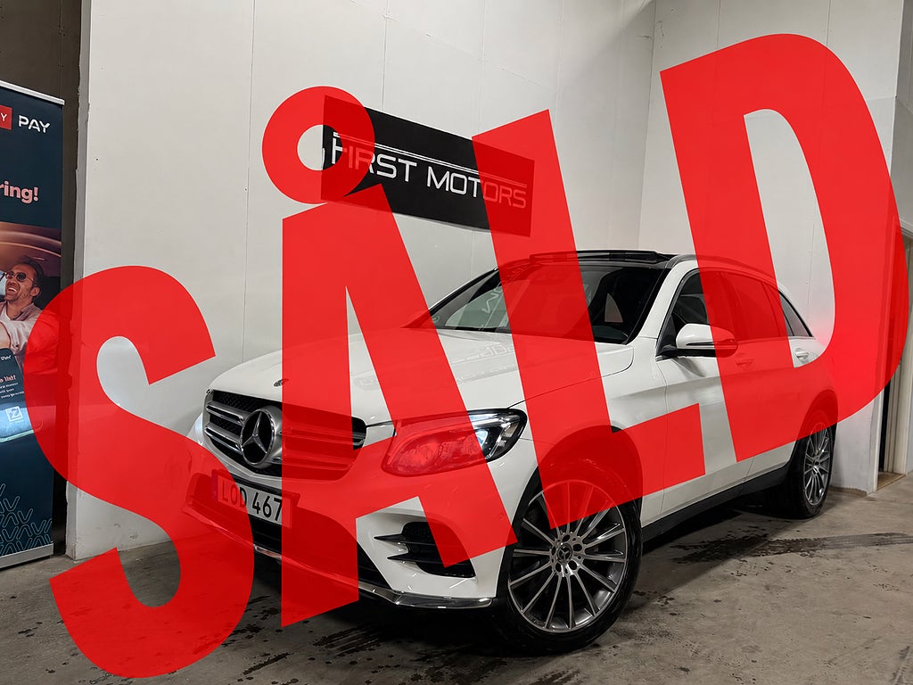 Mercedes-Benz GLC 250 d 4MATIC 9G-Tronic AMG Line Euro 6/2-Ägare/Nybes