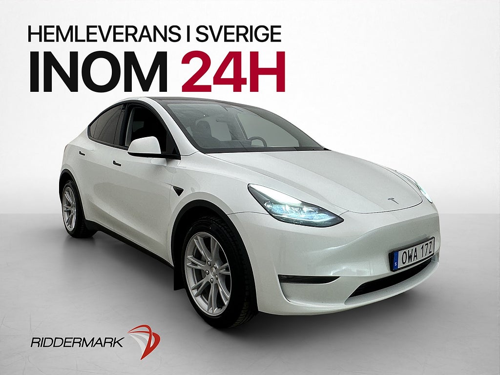 Tesla Model Y Long Range AWD Uppgraderad Autopilot MOMS