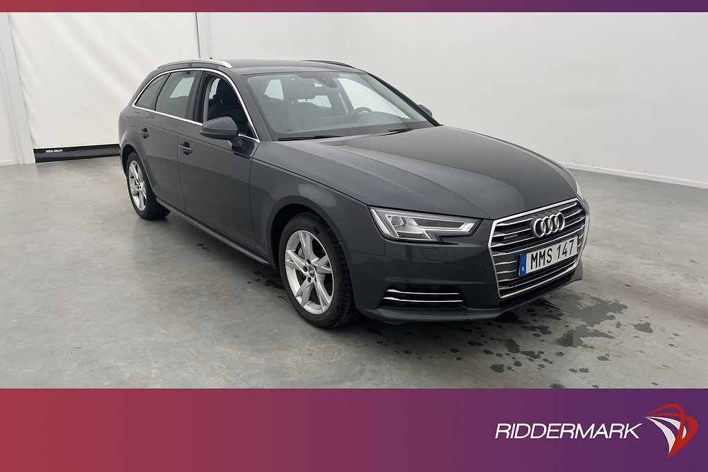 Audi A4 2.0 TDI Q 190hk Proline Navi Cockpit Sensorer Skinn