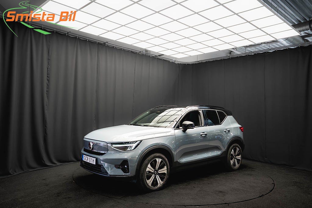 Volvo XC40 Recharge ULTIMATE DRAG PANO 360 H/K PILOT 95.6%SoH MOMS