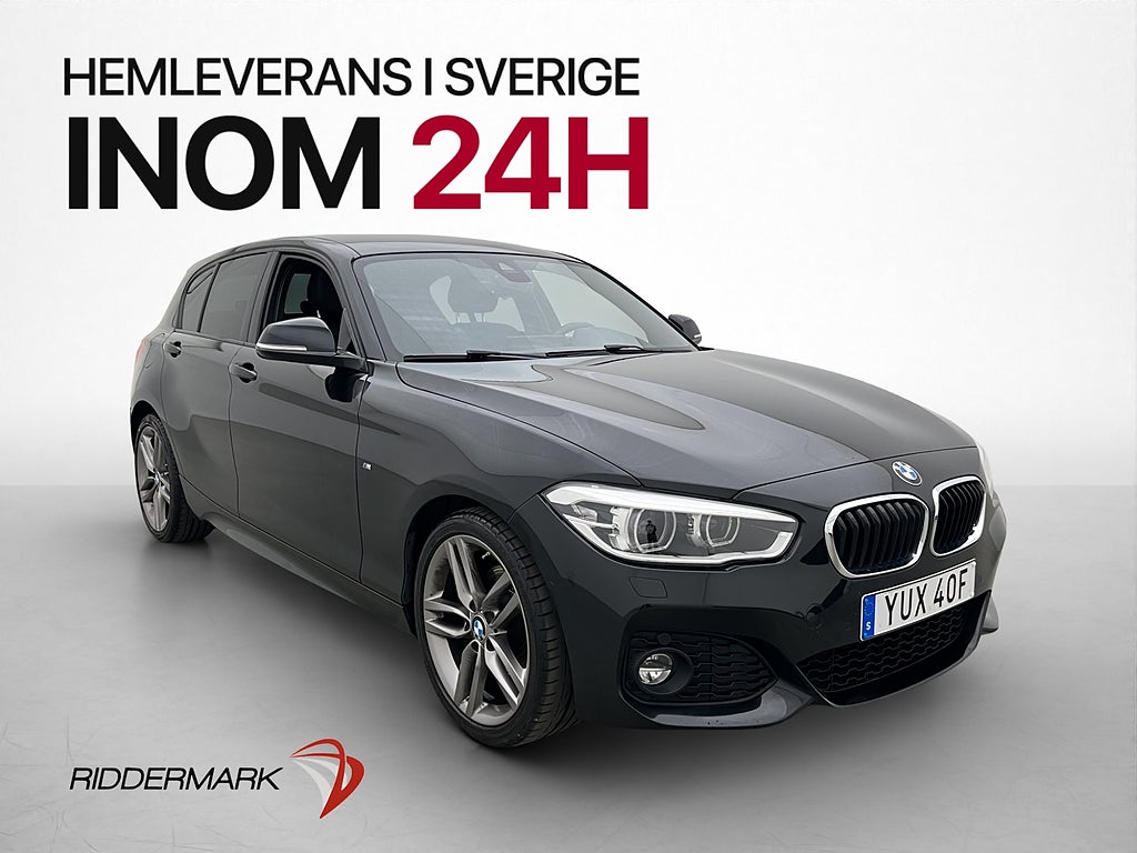 BMW 120 i 184hk M Sport HiFi Kamera Navi Skinn Rattvärme