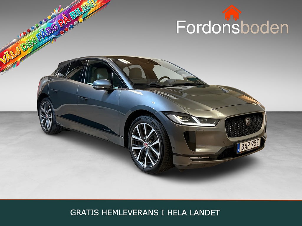 Jaguar I-Pace EV400 First Ed. Pano Meridian 360-kam Elstol