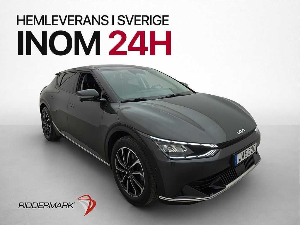 Kia EV6 77.4 kWh AWD Plus Dragkrok 360°Kamera Skinn CarPlay
